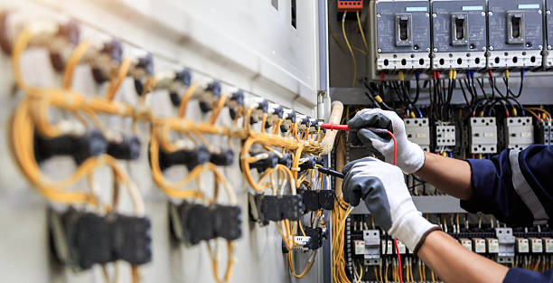 Professional Electrician technician working in Rockville, MD